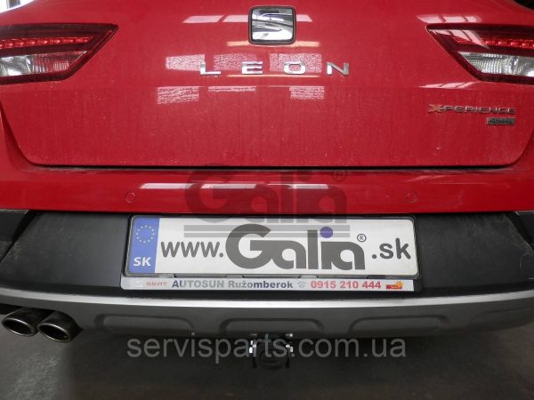 Фаркоп оцинкований Seat Leon X-Perience 4WD Швидкознімний автомат на ручці - Зображення 7