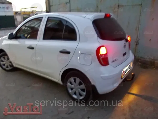 Знімний гак фаркоп на Nissan Micra K13 2010-2017 (Нісан Мікра) - Зображення 9