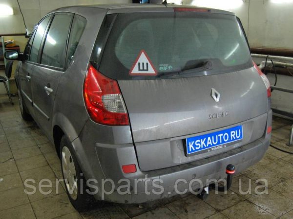 Фаркоп знімний гак на Renault Megane Scenic II 2003-2009 (також Grand Scenic 2) - Зображення 4