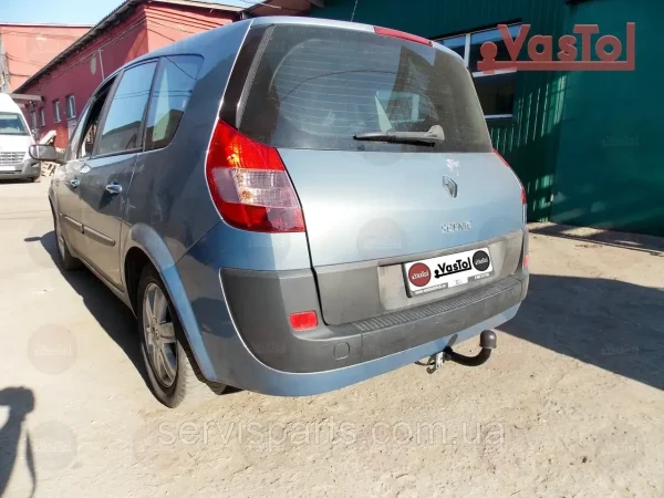Фаркоп знімний гак Renault Grand Scenic II 2003-2009 (Рено Гранд Сценік 2) без підрізу бампера - Зображення 2