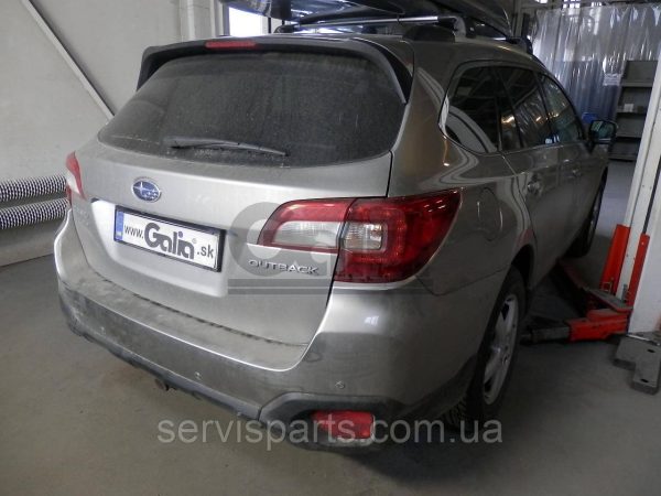 Оцинкований фаркоп на Subaru Outback 2014-2019 (Субару Аутбек) Швидкознімний автомат на ручці - Зображення 4