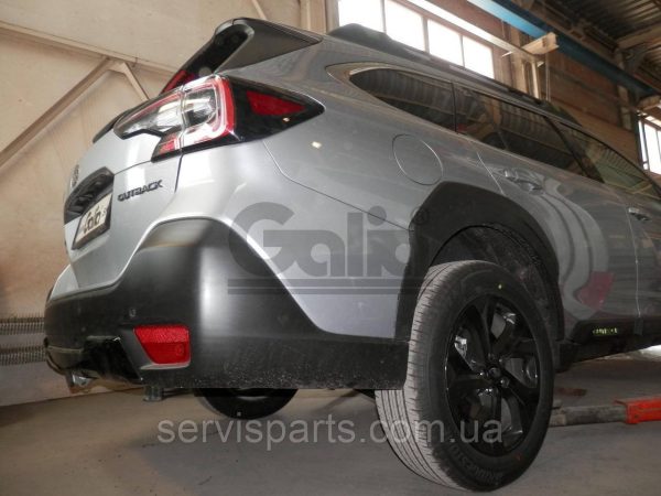 Оцинкований фаркоп на Subaru Outback 2019- (Субару Аутбек) Швидкознімний автомат на ручці - Зображення 3