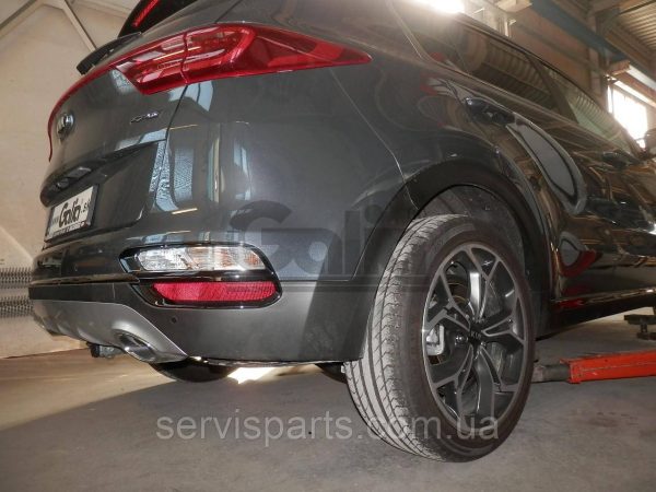 Фаркоп Kia Sportage 2018- (Кіа Спортейдж) Швидкознімний автомат на ручці