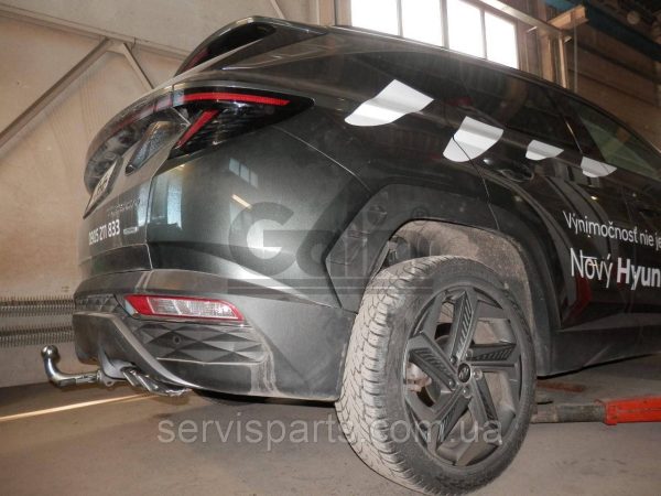 Оцинкований фаркоп на Kia Sportage 2021- (Кіа Супертейдж) без підрізання бампера - Зображення 2