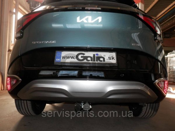 Оцинкований фаркоп на Kia Sportage 2021- (Кіа Супертейдж) без підрізання бампера Швидкознімний автомат на ручці - Зображення 5