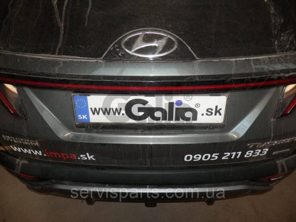 Оцинкований фаркоп на Kia Sportage 2021- (Кіа Супертейдж) без підрізання бампера Швидкознімний автомат на ручці - Зображення 7