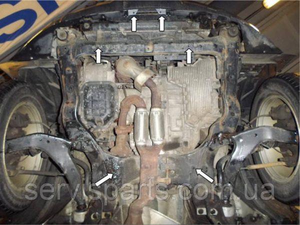 Захист двигуна Nissan Murano Z50 2002-2008 (Ніссан Мурано) - Зображення 3