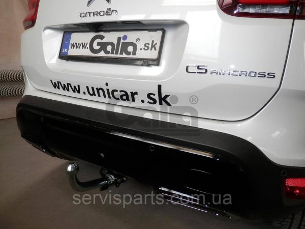 Оцинкований фаркоп на Citroen C5 Aircross 2017- (Сітроен С5 Айркрос) - Зображення 2