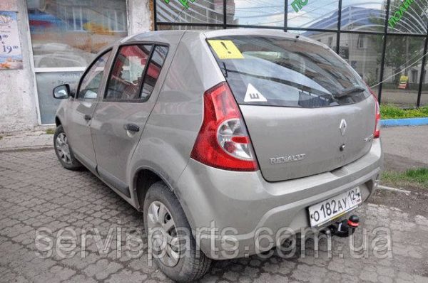Фаркоп знімний гак Renault Sandero 2008-2012 (окрім Stepway) без підрізу бампера - Зображення 6