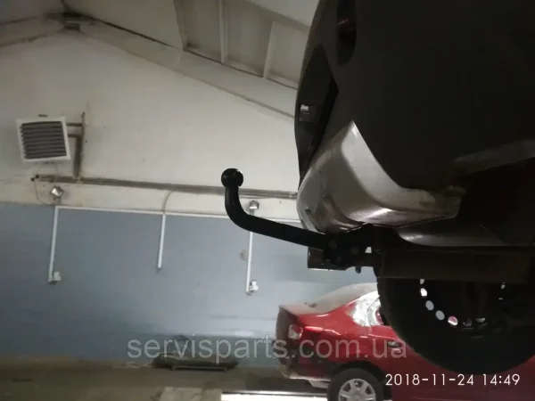 Фаркоп знімний гак на Renault Sandero Stepway 2009-2012 без підрізу бампера. - Зображення 5