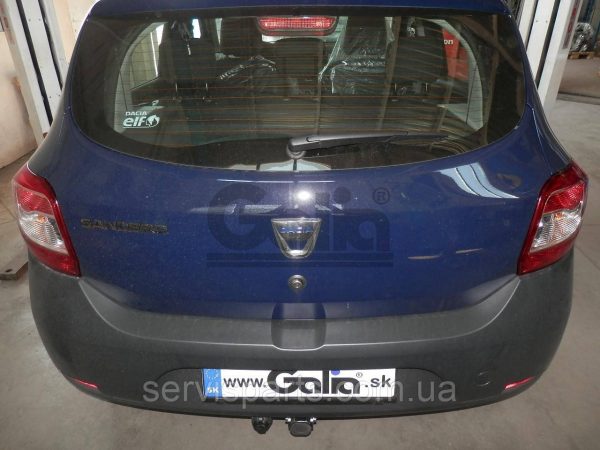 Оцинкований фаркоп на Renault Sandero II 2013-2020 (також Stepway) Швидкознімний автомат на ручці - Зображення 2