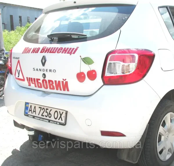 Фаркоп знімний гак на Renault Sandero 2013-2020 (окрім Stepway)