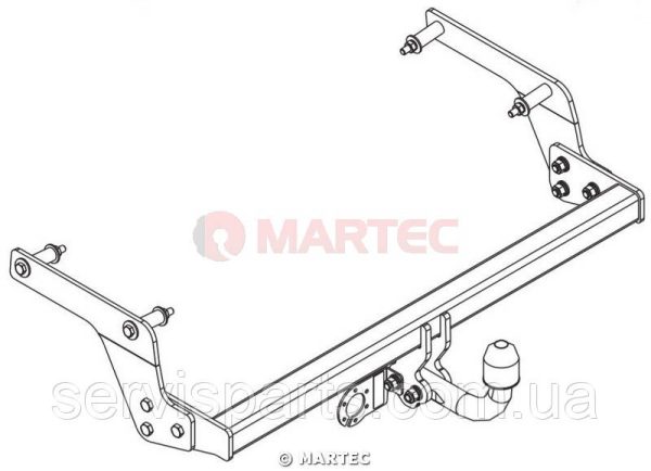 Польський фаркоп на Renault Sandero II 2013-2020 (також Stepway) - Зображення 4