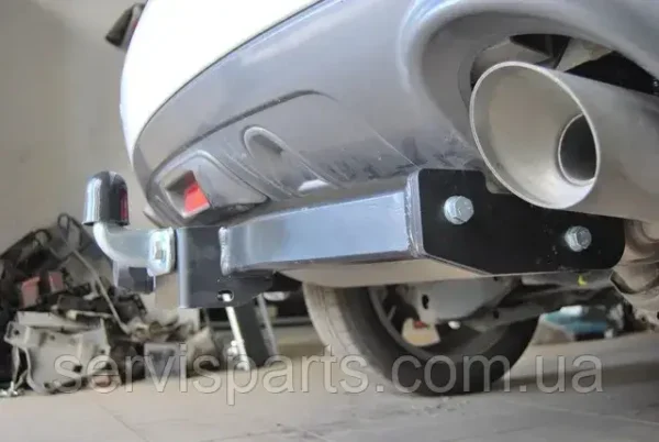Польський фаркоп на Nissan Murano Z51 2008-2015 (Нісан Мурано) без підрізування бампера