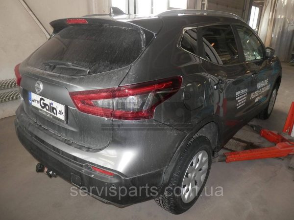 Оцинкований фаркоп на Nissan Qashqai J11 2013-2021 (Нісан Кашкай) Швидкознімний автомат на ручці - Зображення 7