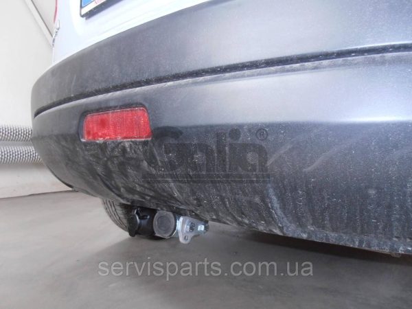 Оцинкований фаркоп на Nissan Qashqai J10 2007-2014 (також Qashqai +2) Швидкознімний автомат на ручці - Зображення 2