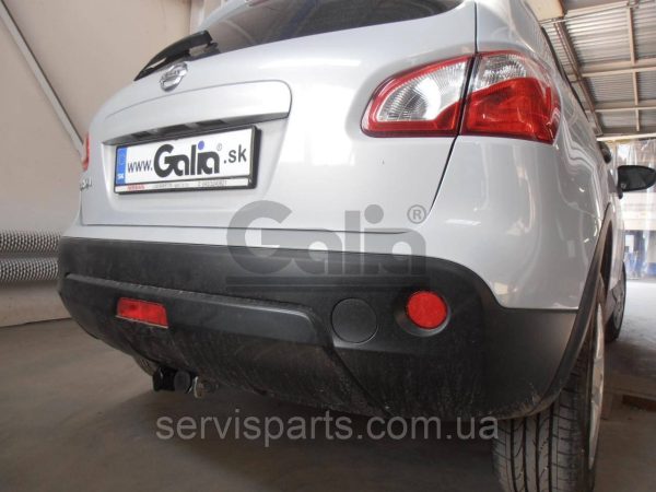 Оцинкований фаркоп на Nissan Qashqai J10 2007-2014 (також Qashqai +2) Швидкознімний автомат на ручці - Зображення 4