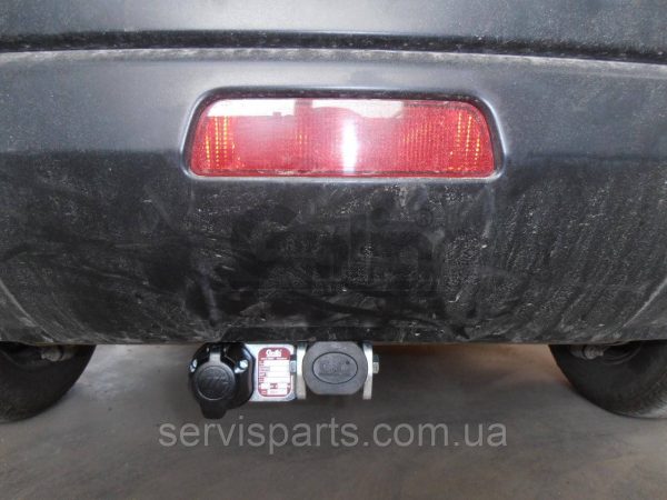 Оцинкований фаркоп на Nissan Qashqai J10 2007-2014 (також Qashqai +2) Швидкознімний автомат на ручці