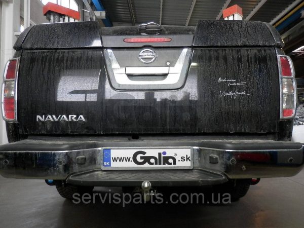 Оцинкований фаркоп на Nissan Navara D40 2005-2015- (Нісан Навара) без підрізу бампера - Зображення 2