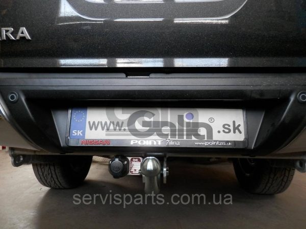Оцинкований фаркоп на Nissan Navara D40 2005-2015- (Нісан Навара) без підрізу бампера - Зображення 7