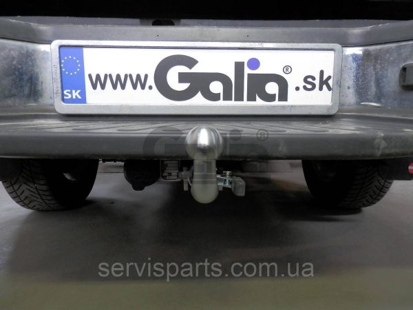 Оцинкований фаркоп на Nissan Navara D40 2005-2015- (Нісан Навара) без підрізу бампера Швидкознімний автомат на ручці - Зображення 4