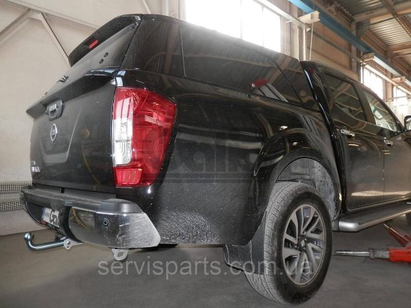 Оцинкований фаркоп на Nissan Navara D40 2005-2015- (Нісан Навара) без підрізу бампера - Зображення 8