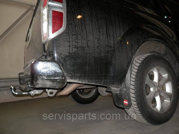 Оцинкований фаркоп на Nissan Navara D40 2005-2015- (Нісан Навара) без підрізу бампера - Зображення 9