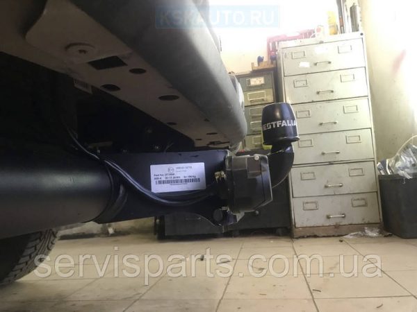 Польський фаркоп на Nissan Navara 2005- (Нісан Навара) без підрізу бампера - Зображення 8