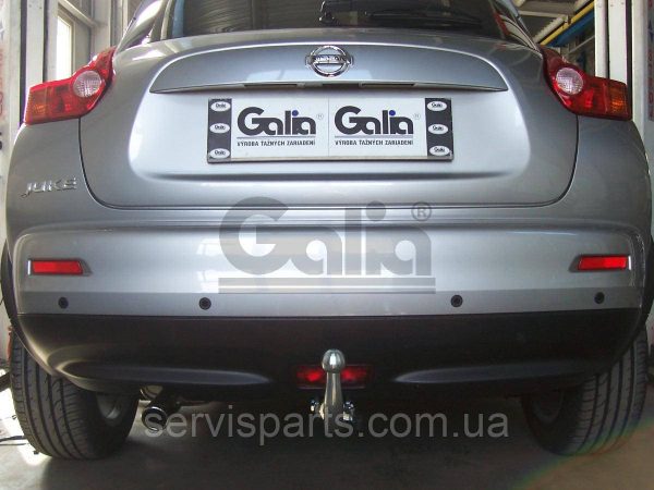 Оцинкований фаркоп на Nissan Juke 2WD 2010-2019 (Нісан Жук) без підрізу бампера - Зображення 2
