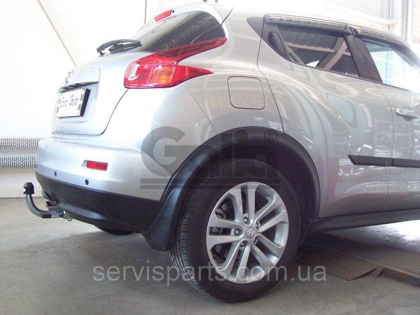 Оцинкований фаркоп на Nissan Juke 2WD 2010-2019 (Нісан Жук) без підрізу бампера - Зображення 3