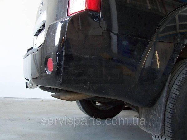 Оцинкований фаркоп на Nissan Pathfinder R51 2005-2014 (Нісан Патфайндер) Швидкознімний автомат на ручці - Зображення 2