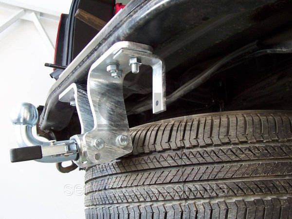 Оцинкований фаркоп на Nissan Pathfinder R51 2005-2014 (Нісан Патфайндер) Швидкознімний автомат на ручці - Зображення 4