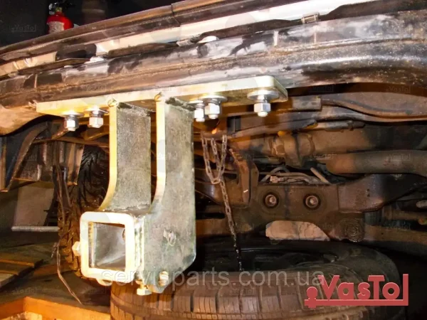 Український фаркоп на Nissan Pathfinder R51 2005-2014 Американська вставка під квадрат - Зображення 7