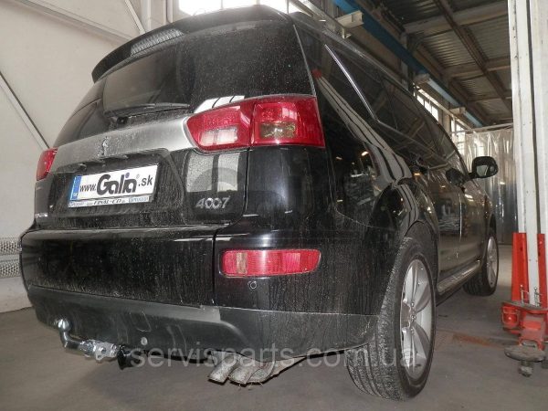 Оцинкований фаркоп на Citroen C-Crosser 2007-2012 (Сітроен З Кроссер) без зняття бампера - Зображення 4