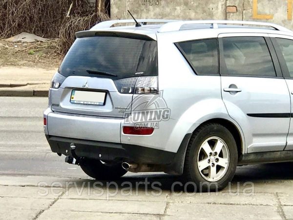 Польський фаркоп Mitsubishi Outlander XL 2007-2012 (Мітсубісі Аутлендер) без зняття бампера - Зображення 2