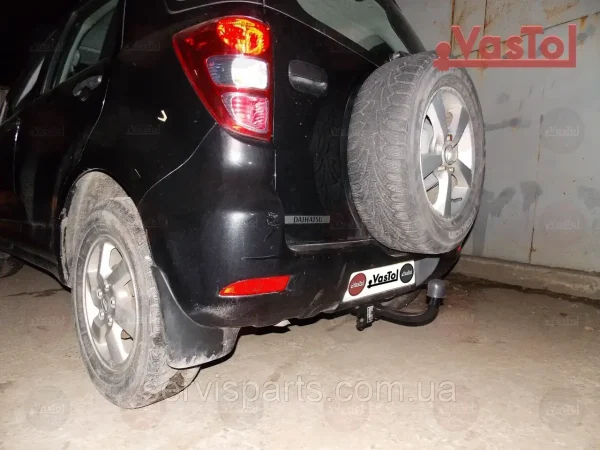 Знімний фаркоп на Daihatsu Terios II 2006-2015 (Дайхатсу Теріос) без підрізання бампера