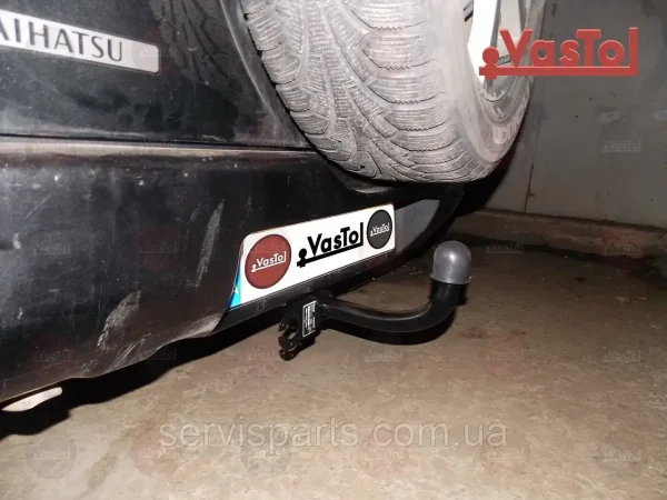 Знімний фаркоп на Daihatsu Terios II 2006-2015 (Дайхатсу Теріос) без підрізання бампера - Зображення 5