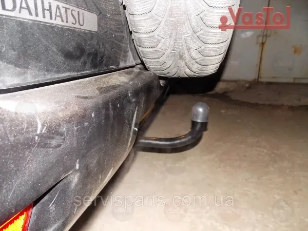 Знімний фаркоп на Daihatsu Terios II 2006-2015 (Дайхатсу Теріос) без підрізання бампера - Зображення 6