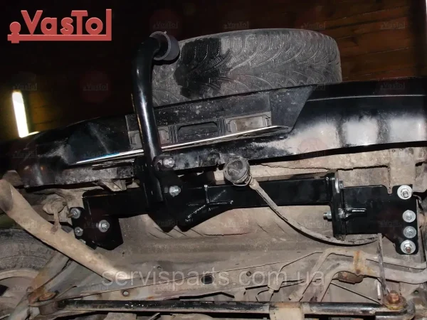 Знімний фаркоп на Daihatsu Terios II 2006-2015 (Дайхатсу Теріос) без підрізання бампера - Зображення 9