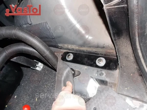 Знімний фаркоп на Daihatsu Terios II 2006-2015 (Дайхатсу Теріос) без підрізання бампера - Зображення 10