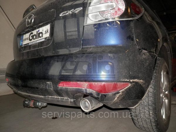Оцинкований фаркоп на Mazda CX7 2006-2012 (Мазда СХ-7) Швидкознімний автомат на ручці