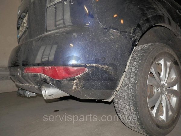 Оцинкований фаркоп на Mazda CX7 2006-2012 (Мазда СХ-7) Швидкознімний автомат на ручці - Зображення 4