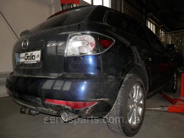 Оцинкований фаркоп на Mazda CX7 2006-2012 (Мазда СХ-7) Швидкознімний автомат на ручці - Зображення 5