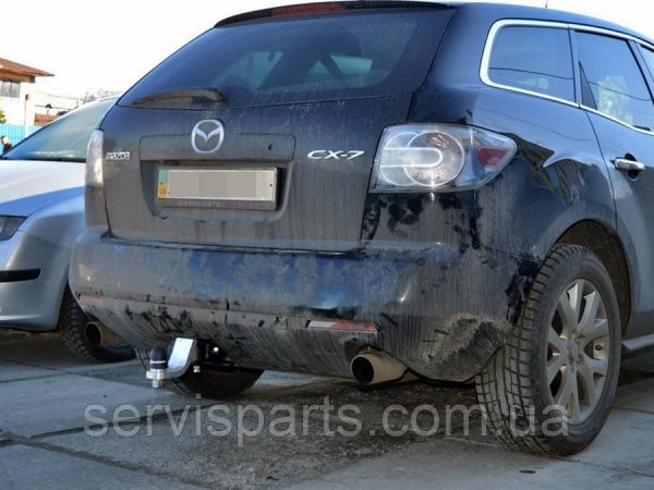 Український фаркоп на Mazda CX-7 2007-2012 (Меза СХ7) Американська вставка під квадрат - Зображення 2