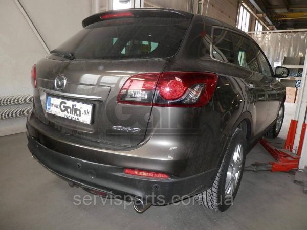 Оцинкований фаркоп Mazda CX9 2006-2017 без підрізання бампера Швидкознімний автомат на ручці - Зображення 2