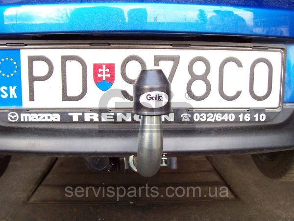 Оцинкований фаркоп на Mazda 3 2003-2009 BK седан (також 2003-2013 хетчбек)