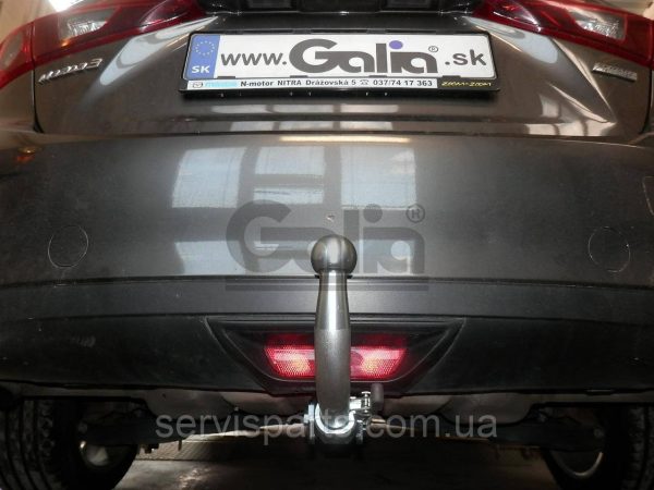 Оцинкований фаркоп на Mazda 3 BM седан 2013-2018 без підрізування бампера - Зображення 5