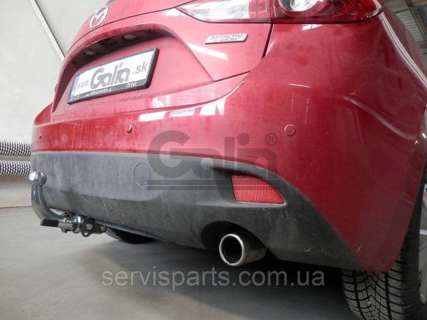 Оцинкований фаркоп на Mazda 3 BM хетчбек 2013-2018