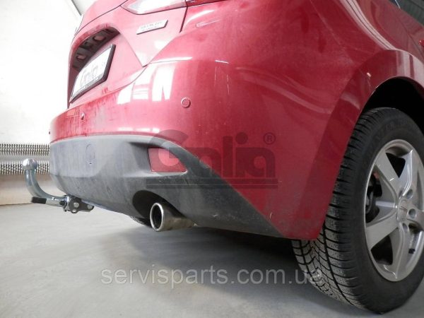 Оцинкований фаркоп на Mazda 3 BM хетчбек 2013-2018 - Зображення 3