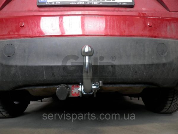 Оцинкований фаркоп на Mazda 3 BM хетчбек 2013-2018 - Зображення 4